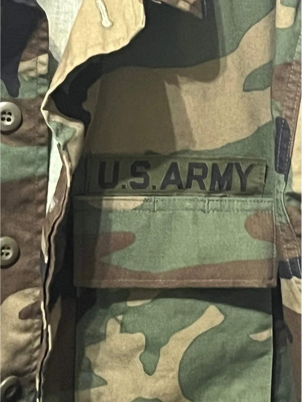 U.S. Army Camouflage Military Jacket Medium Regular
